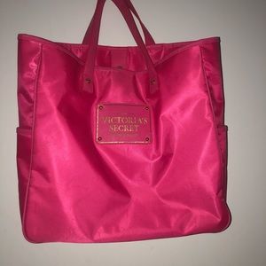 Pink Victoria’s Secret bag